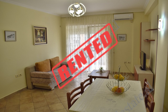 Two bedroom apartment for rent in Hysni Gerbolli street in Tirana, Albania.
It is located on the th